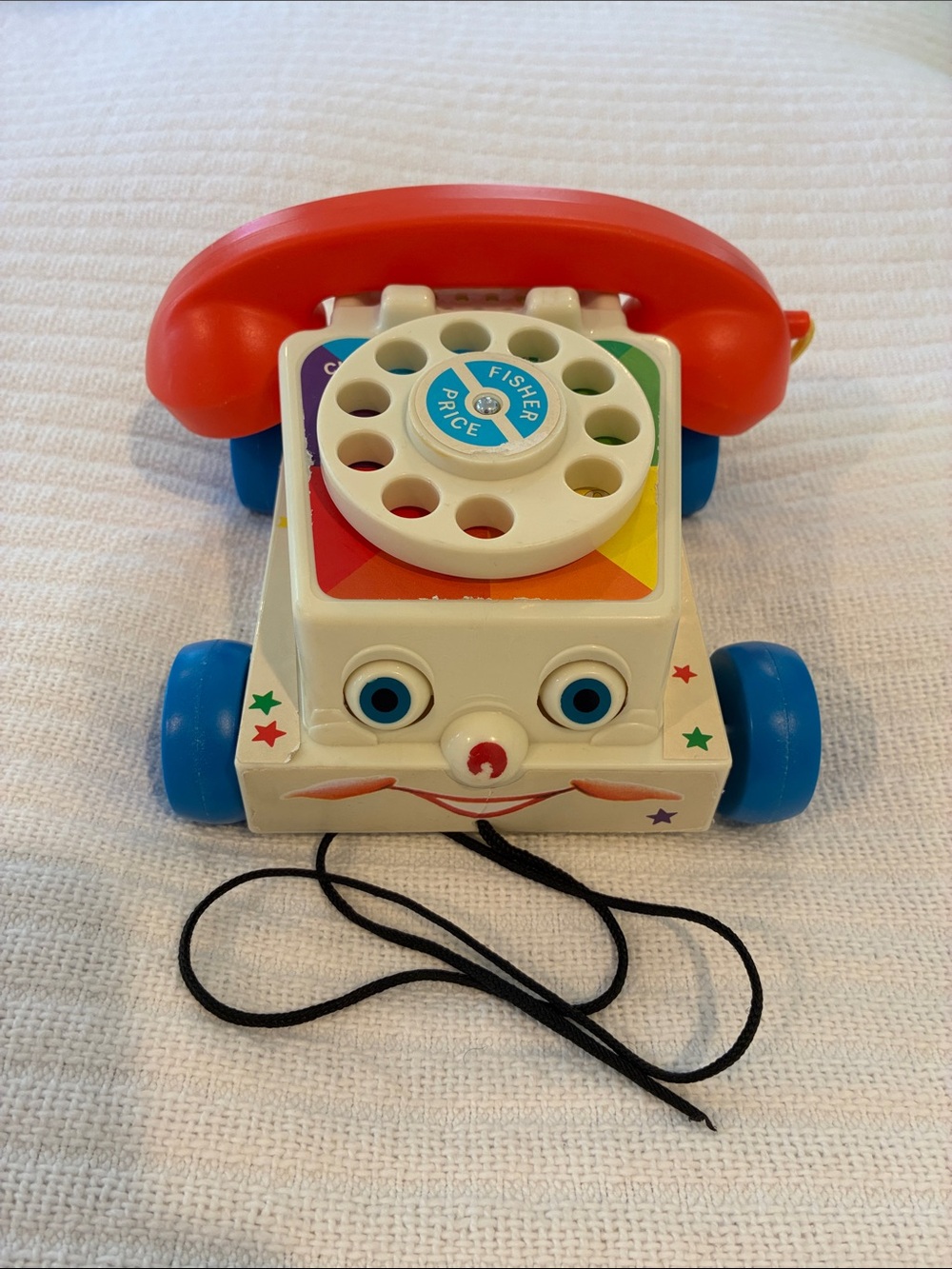 Vintage Fisher-Price Pull-Along Rotary Phone